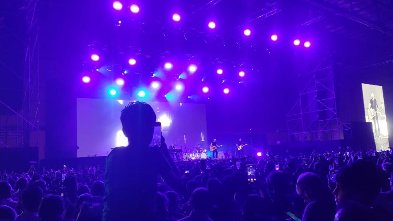 Bryan Adams was welcomed to the city with huge cheer for the first time since 2018, as he started with 'Kick Ass' and 'Please Forgive Me' but not talking about one of the first times he came to Mumbai