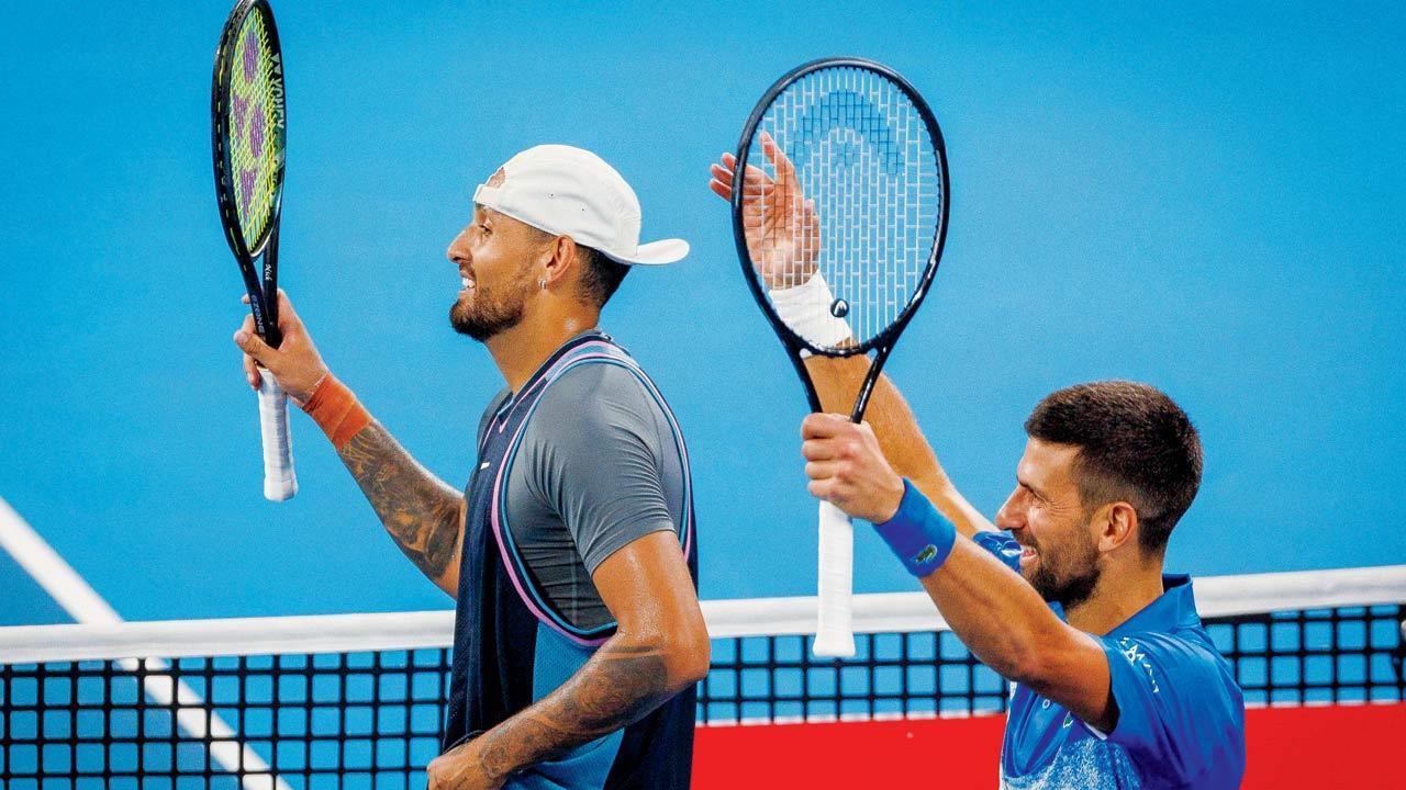 Djokovic-Kyrgios light up Brisbane with stunning win