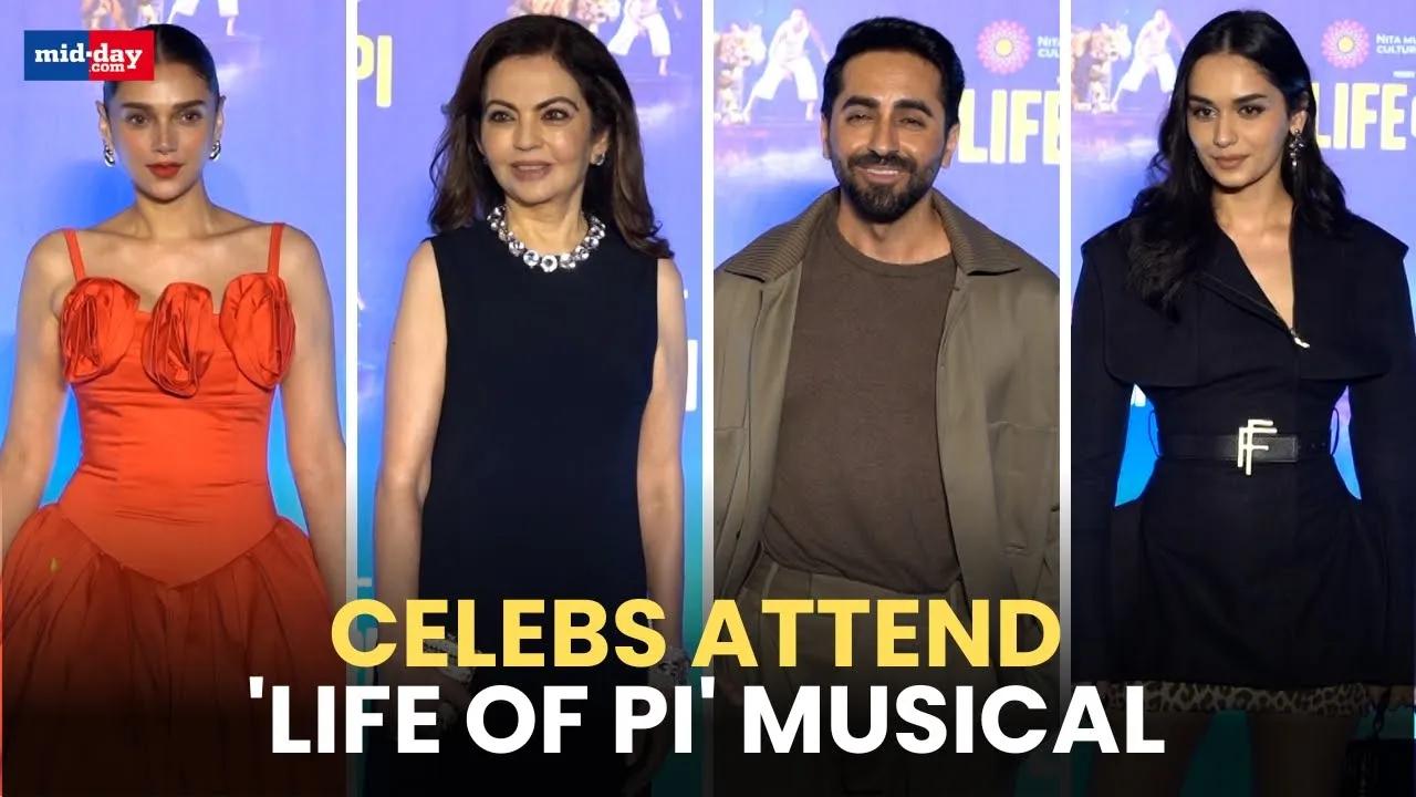 Nita Ambani, Aditi Rao Hydari, & Ayushmann Khurana attend Life of Pi premiere