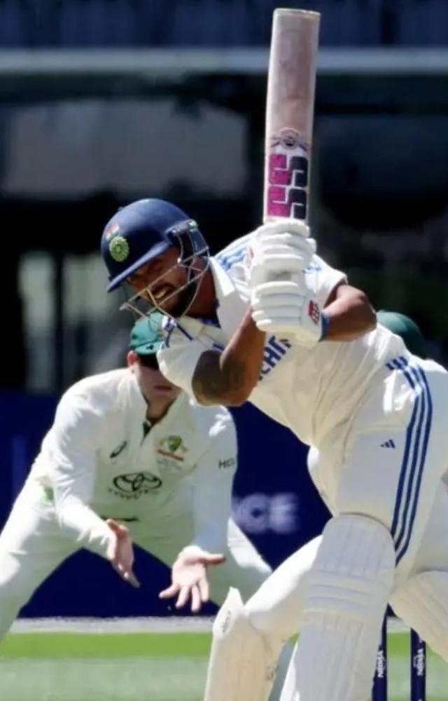 Nitish has smoked 6 sixes across his three innings in this series