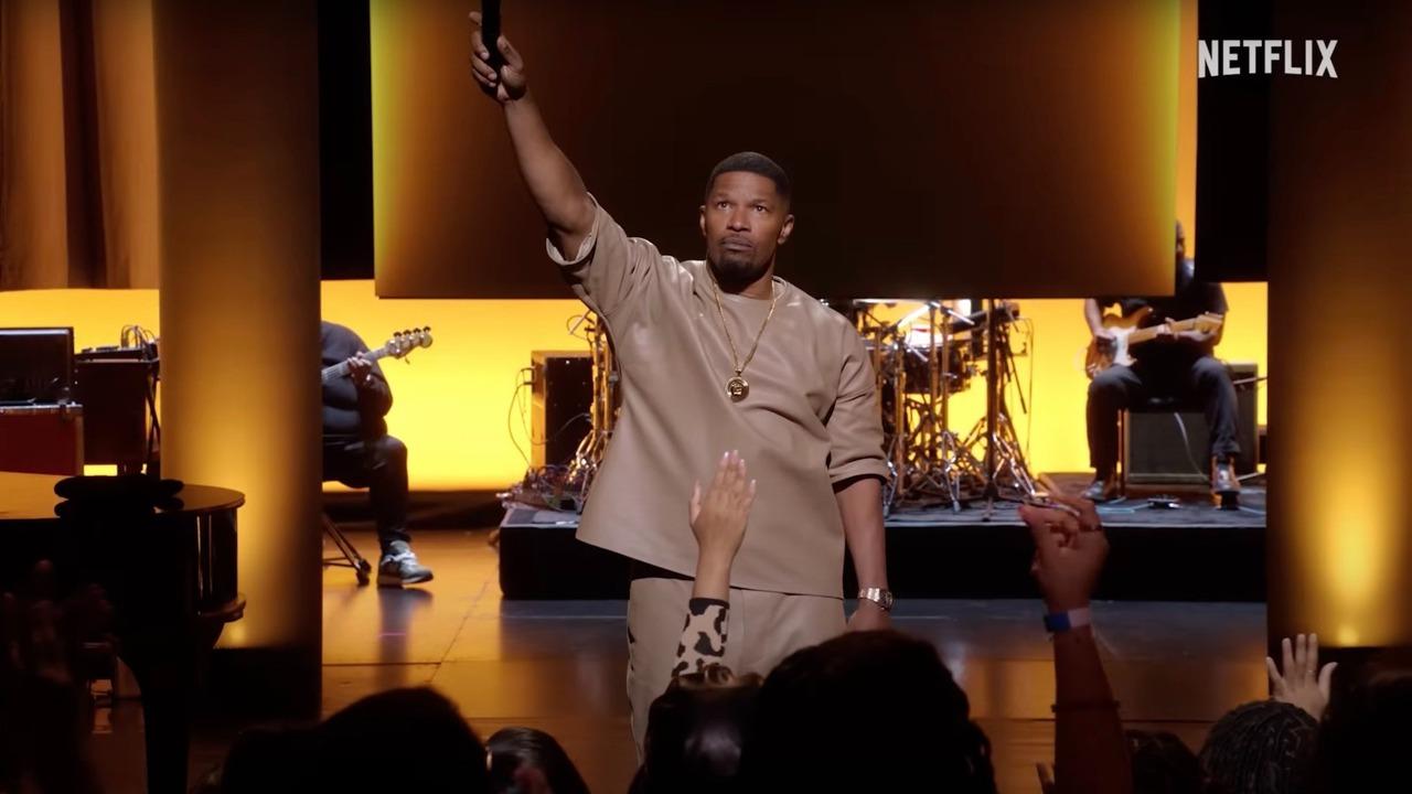 Jamie Foxx: What Had Happened Was... (Netflix, December 10)
With a deeply personal special, Foxx returns to the stage. He speaks about his harrowing health scare from April 2023 where he was battling his life while fighting a mystery illness. He shot the special in Atlanta for three nights