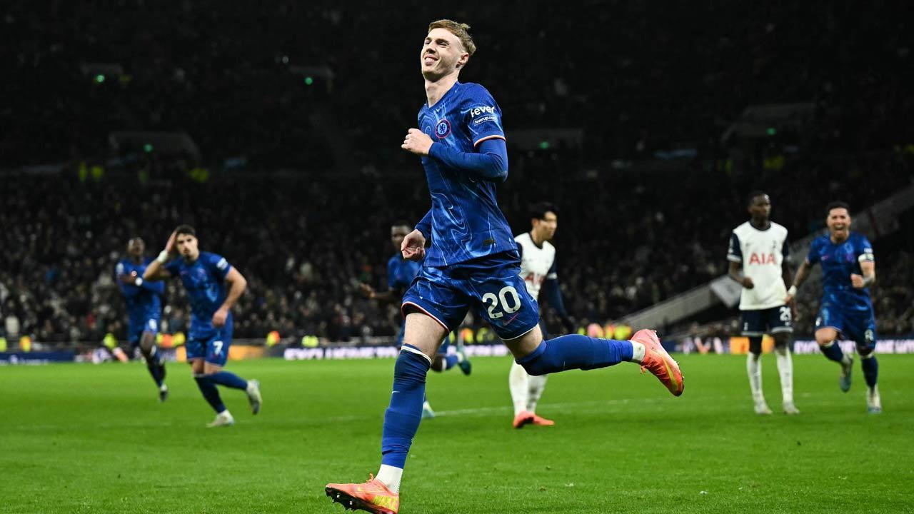 EPL: Palmer brace completes Chelsea comeback in 4-2 win over Spurs