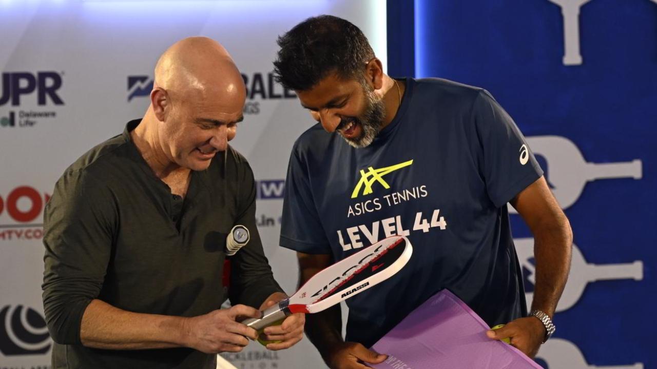 Agassi said pickleball, which has basic elements of tennis with the game being played in singles and doubles across a shorter court with paddles and a ball, has made a strong impact on the people in the USA