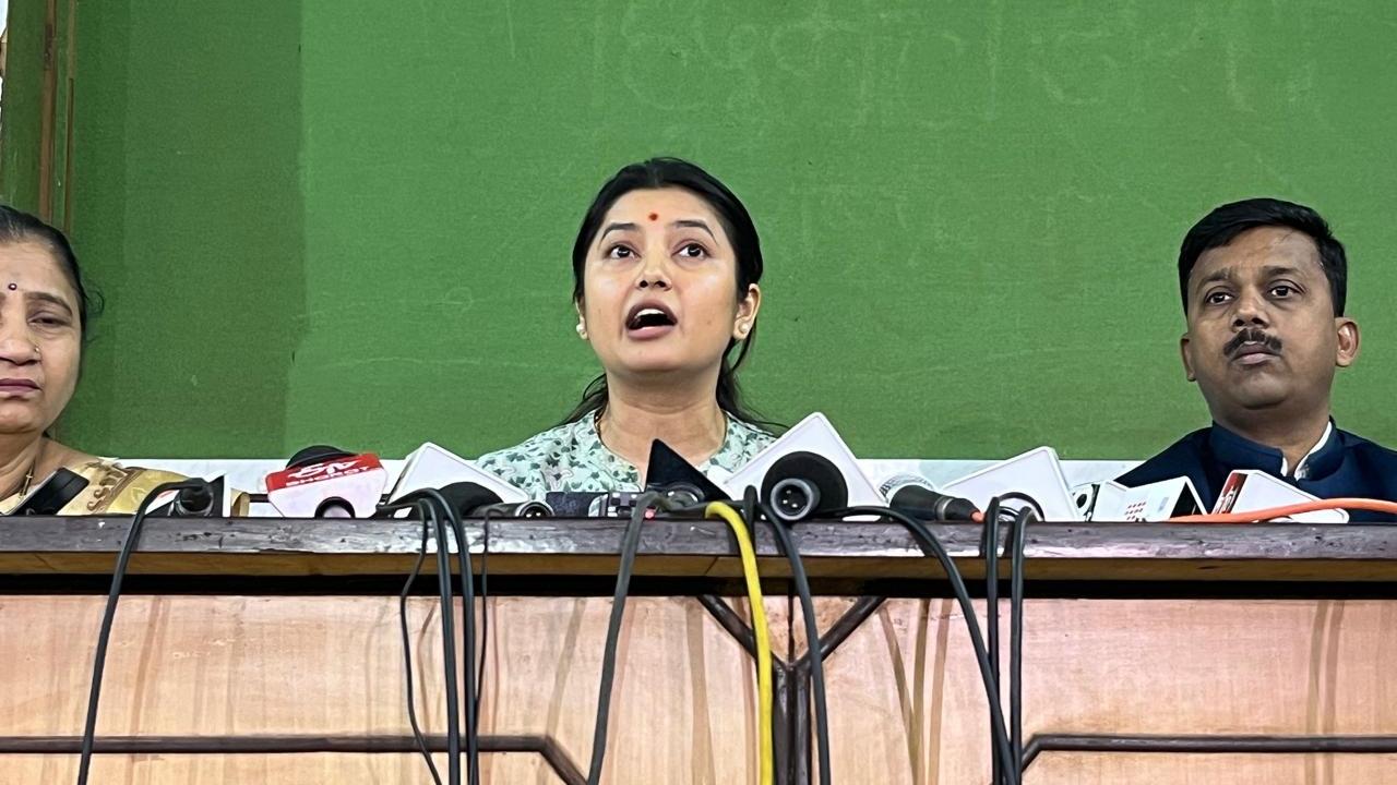 Suresh Dhas had on Friday made a reference to by Prajakta Mali's frequent visits for events in Beed