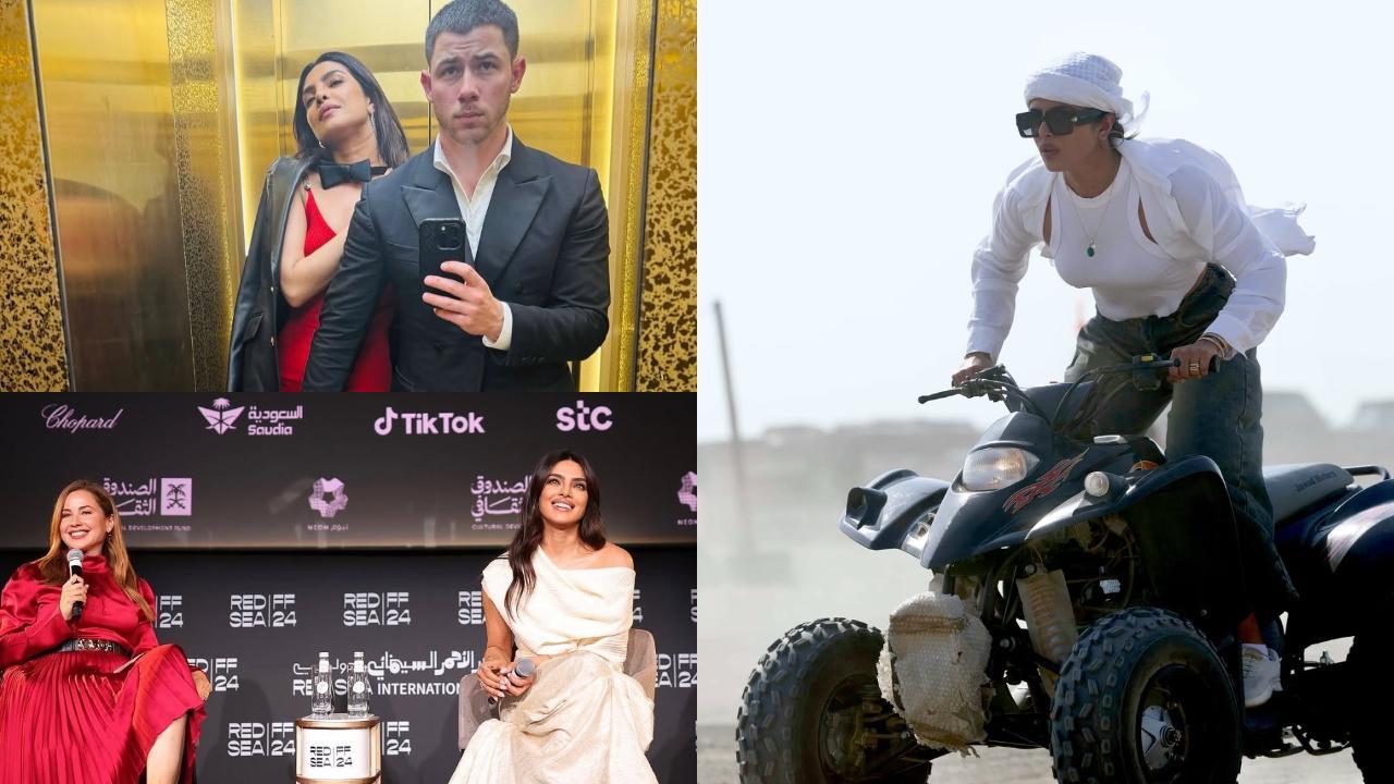 In Pics: A look into Priyanka Chopra and Nick Jonas's Saudi Arabia trip