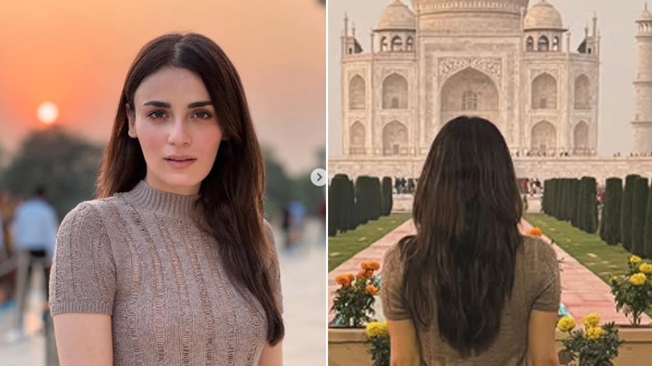 Radhikka Madan's ISHQ with the scenic views of Taj Mahal, posts pictures from her visit