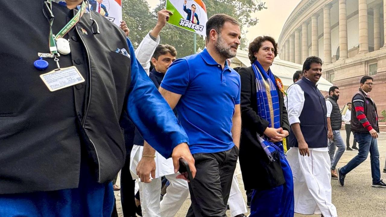 NDA MPs file police complaint against Rahul Gandhi over 'Parliament scuffle'