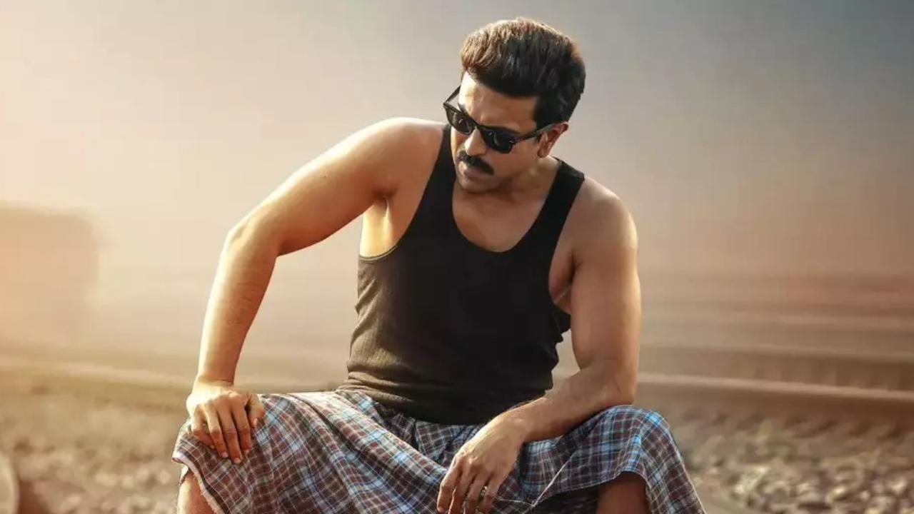 Ram Charan fans erect 256 ft cutout of the Game Changer star