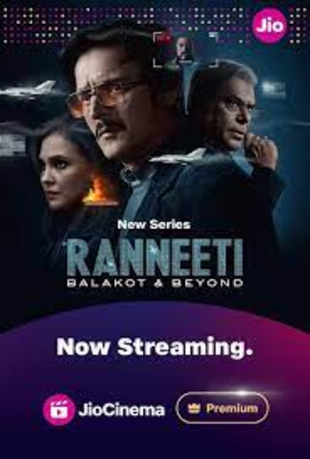 Ranneeti: Balakot and Beyond
Ranneeti: Balakot and Beyond starring Jimmy Shergill and Ashutosh Rana is war drama set after the Pulwama attack. It captures how the Indian officers race agaist time to give a befitting reply to Pakistan while constantly struggling to bring back a pilot from the enemy country. All this while Pakistan lies in the global media about its actions. It presents a larger picture than the prior media pieces made on the subject.