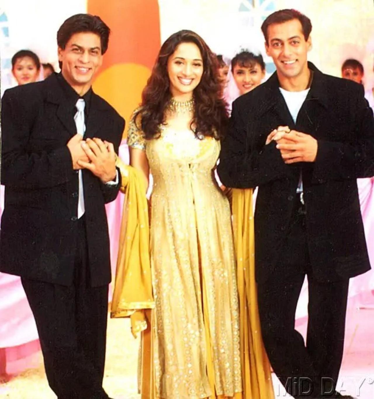 Another Salman-SRK starrer, with Madhuri as the female lead, 'Hum Tumhare Hain Sanam' was delayed for nearly five years, and eventually released in 2002. Not surprisingly, the film had a dated feel and failed at the Box Office