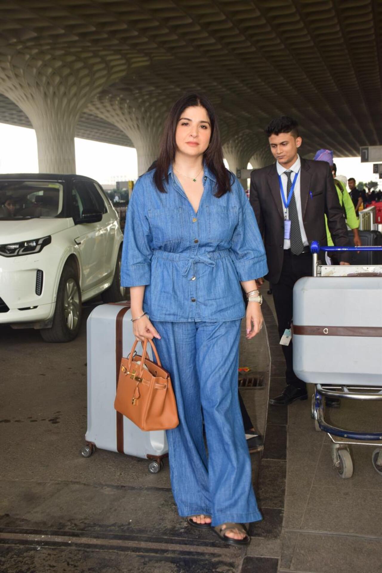 Maheep Kapoor looked like a million bucks as she stepped out.