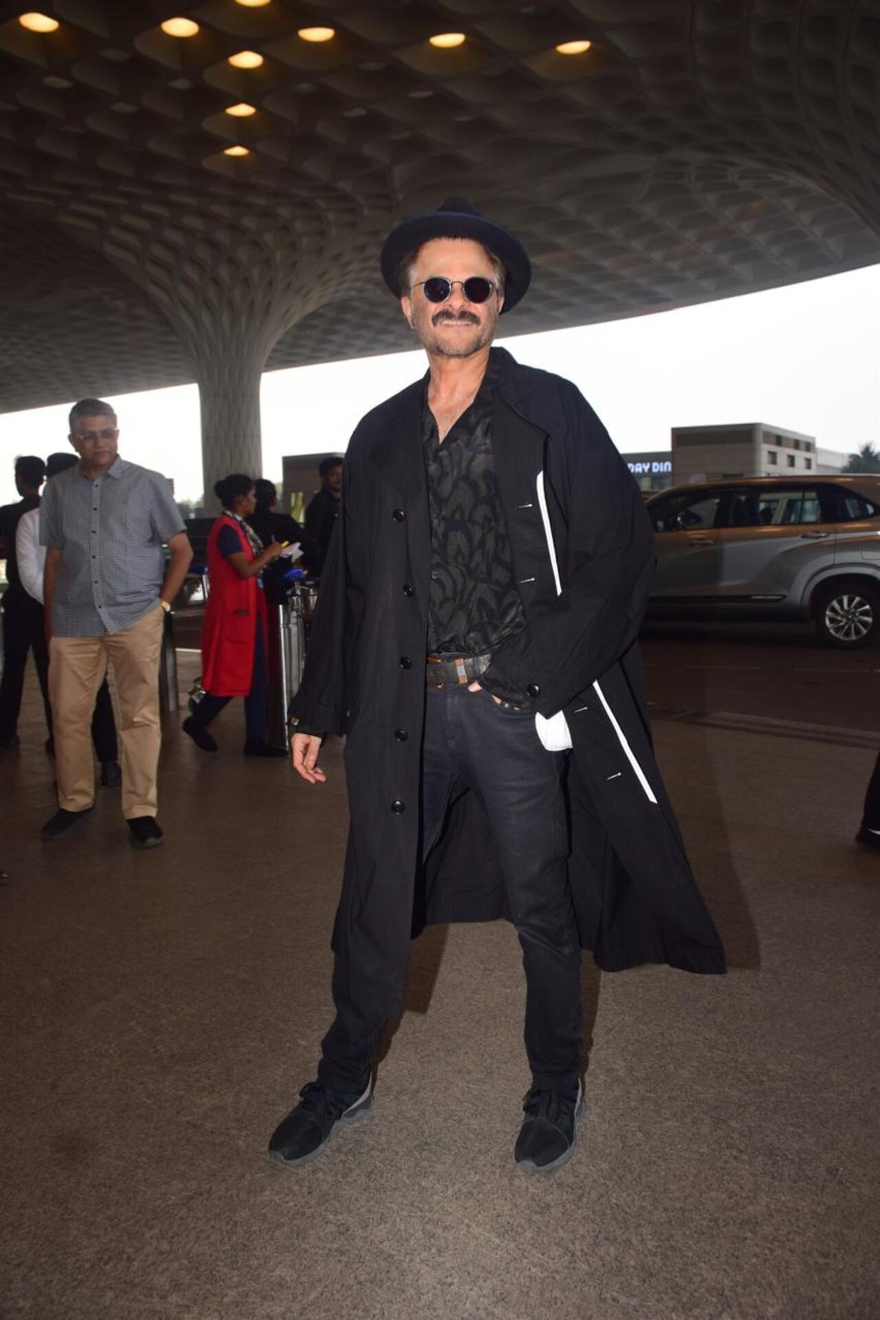 Anil Kapoor was all smiles in his fashionable avatar.