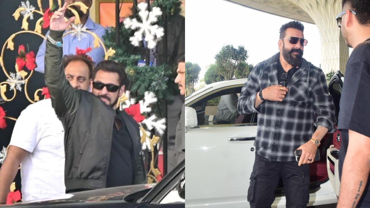 Spotted: Bhai jets off to Jamnagar on birthday; Sanju's expensive Rolls Royce