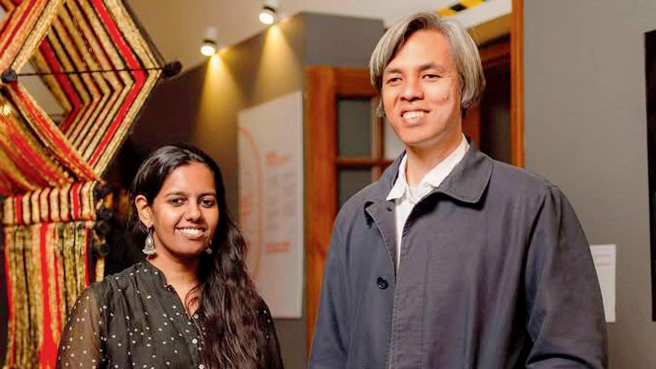 Aratrik Dev Varman (right) and Jisha Unnikrishnan