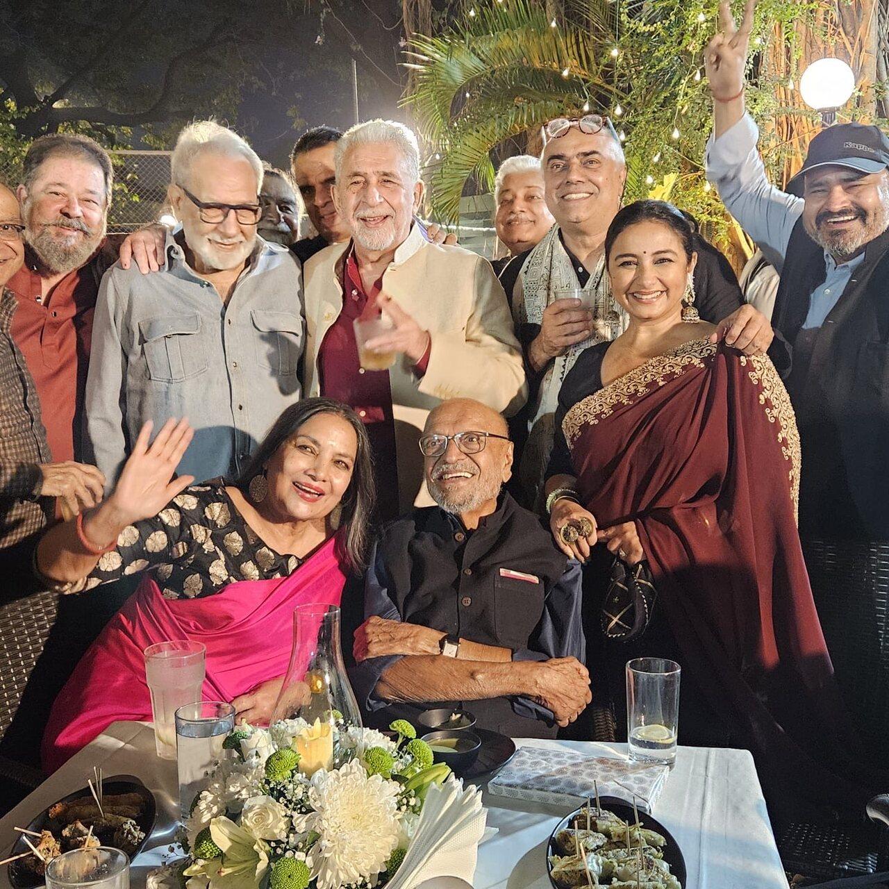 He celebrated his last birthday surrounded by actors he closely worked with