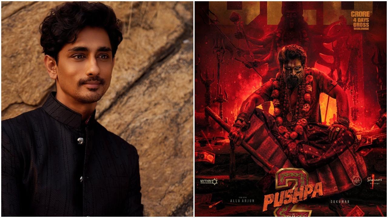 Siddharth compares Pushpa 2 Patna event to crowd gathering at construction site