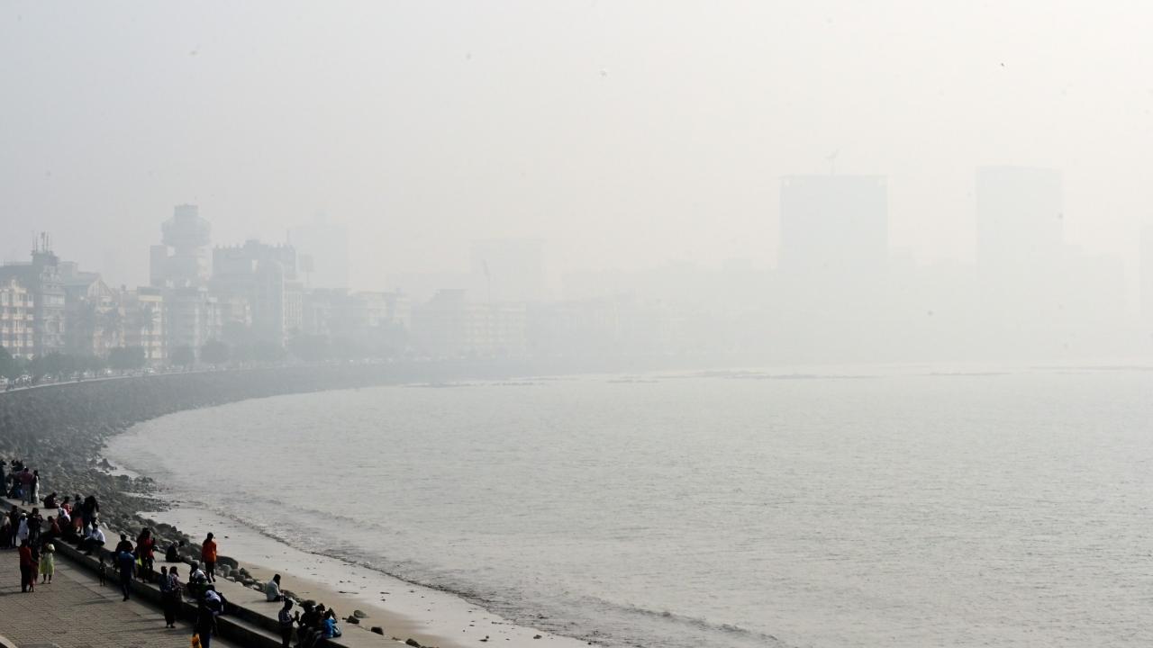 The Colaba, Chembur and Ghatkopar areas recorded 'moderate' air quality with an AQI of 129, 133 and 145, respectively