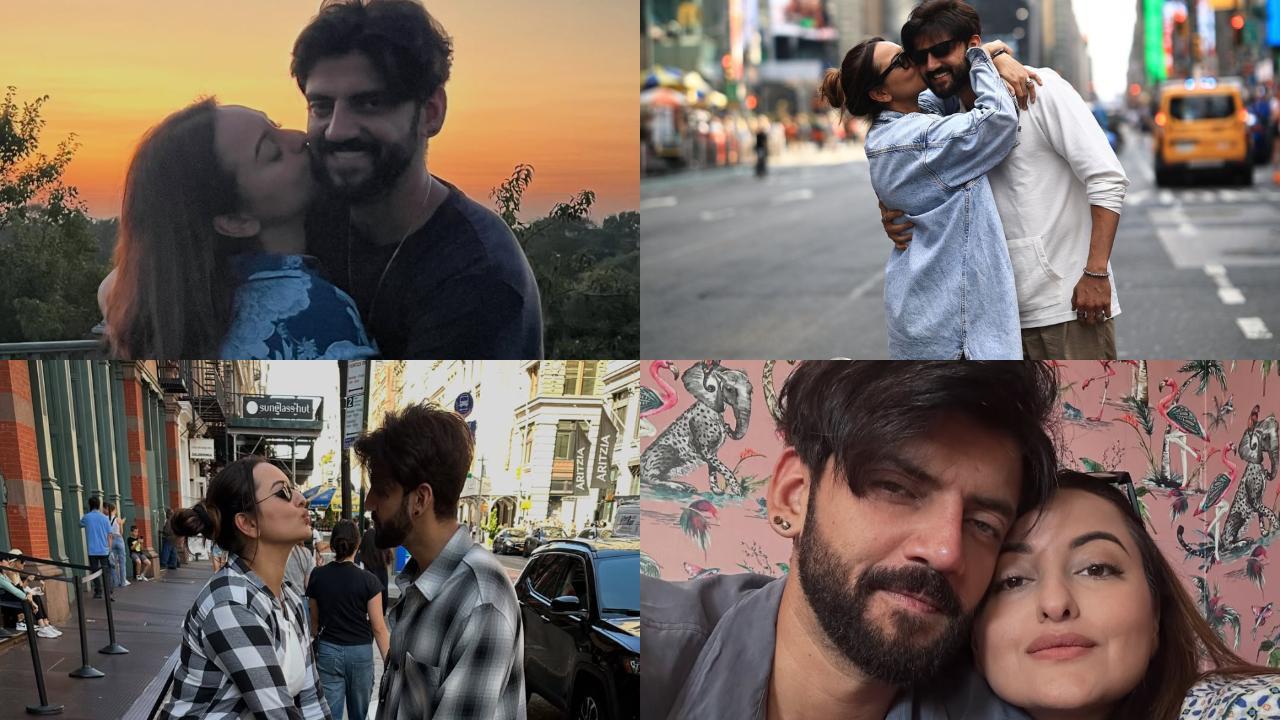 Sonakshi Sinha shares adorable unseen pics to wish her 'best boy' Zaheer Iqbal on his birthday