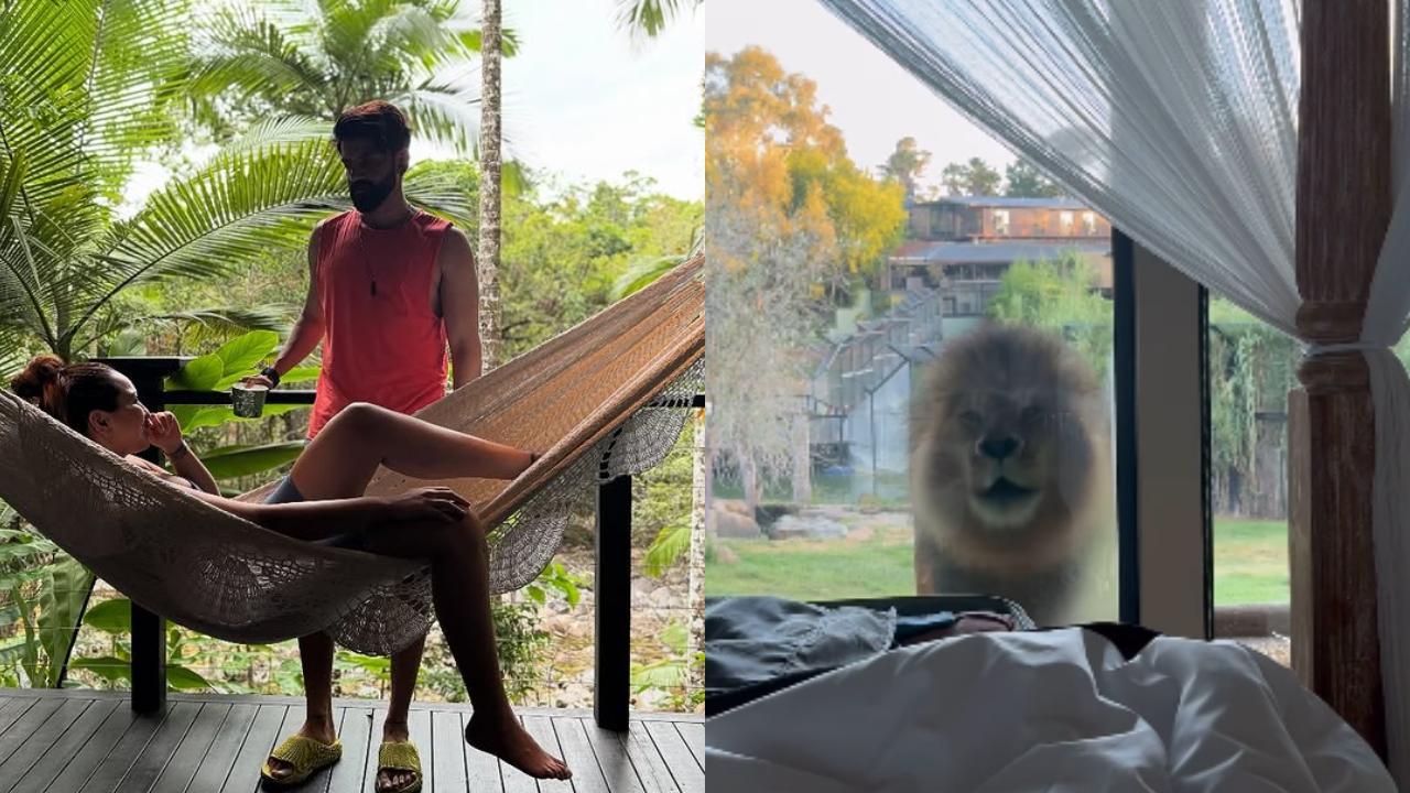 Sonakshi Sinha's unique and fierce alarm in Australia will shock you, husband Zaheer Iqbal shares pictures