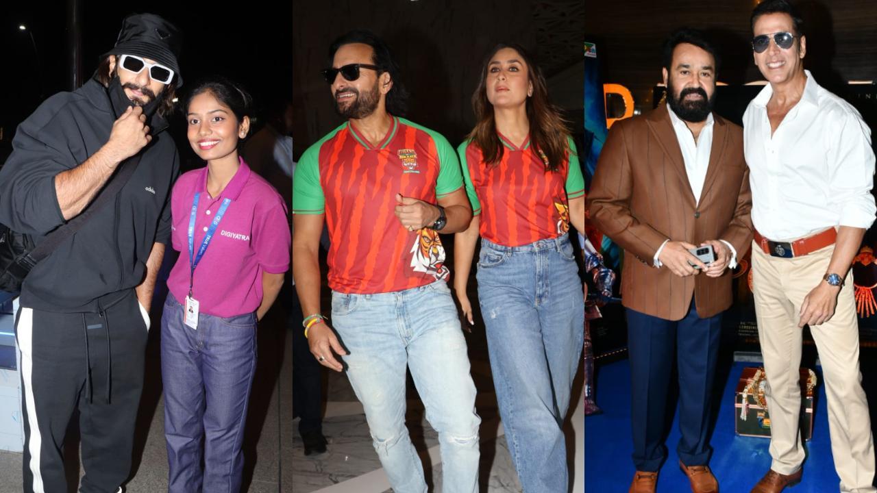 Spotted: Ranveer Singh, Saif Ali Khan, Kareena Kapoor, Akshay Kumar, Mohanlal