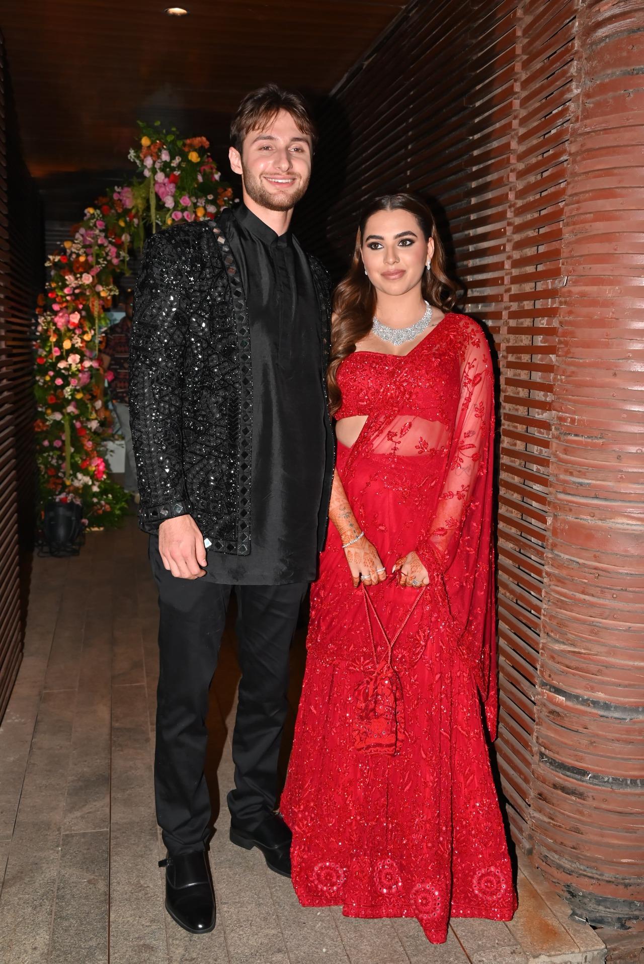 Filmmaker Anurag Kashyap's daughter, Aaliyah Kashyap's pre-wedding celebrations have already started. She was spotted at her cocktail party with husband-to-be Shane Gregoire.