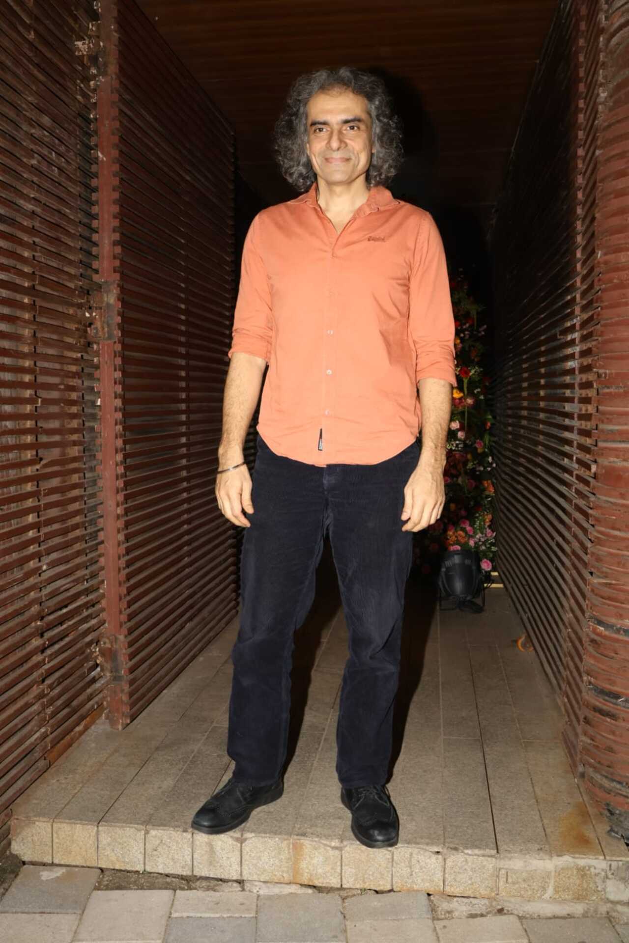 Joining him was close friend and filmmaker Imtiaz Ali.