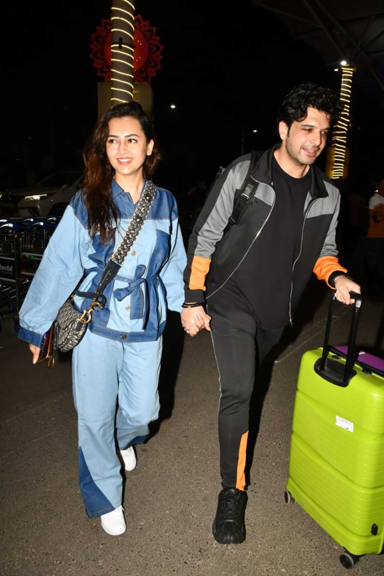 Tejasswi Prakash and Karan Kundrra also jetted off to celebrate New Year away from the city.