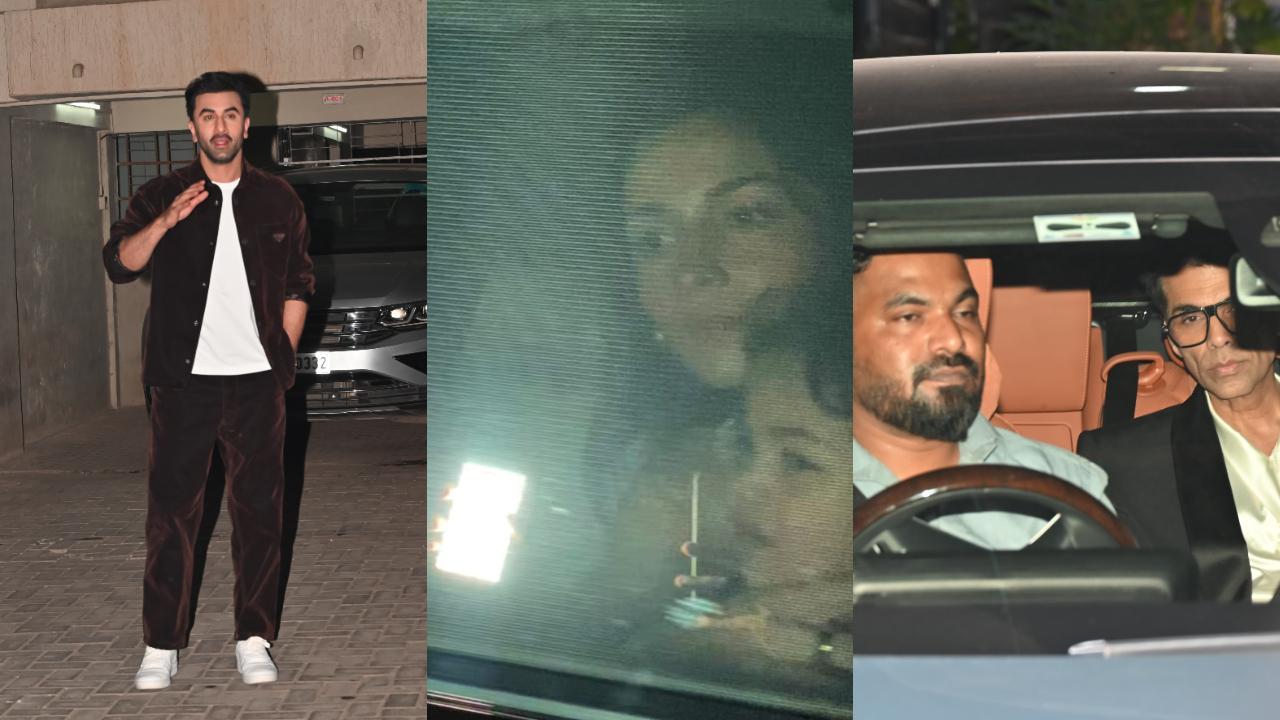 Ranbir Kapoor, Alia Bhatt, Raha to Karan Johar, celebs attend Christmas bashes