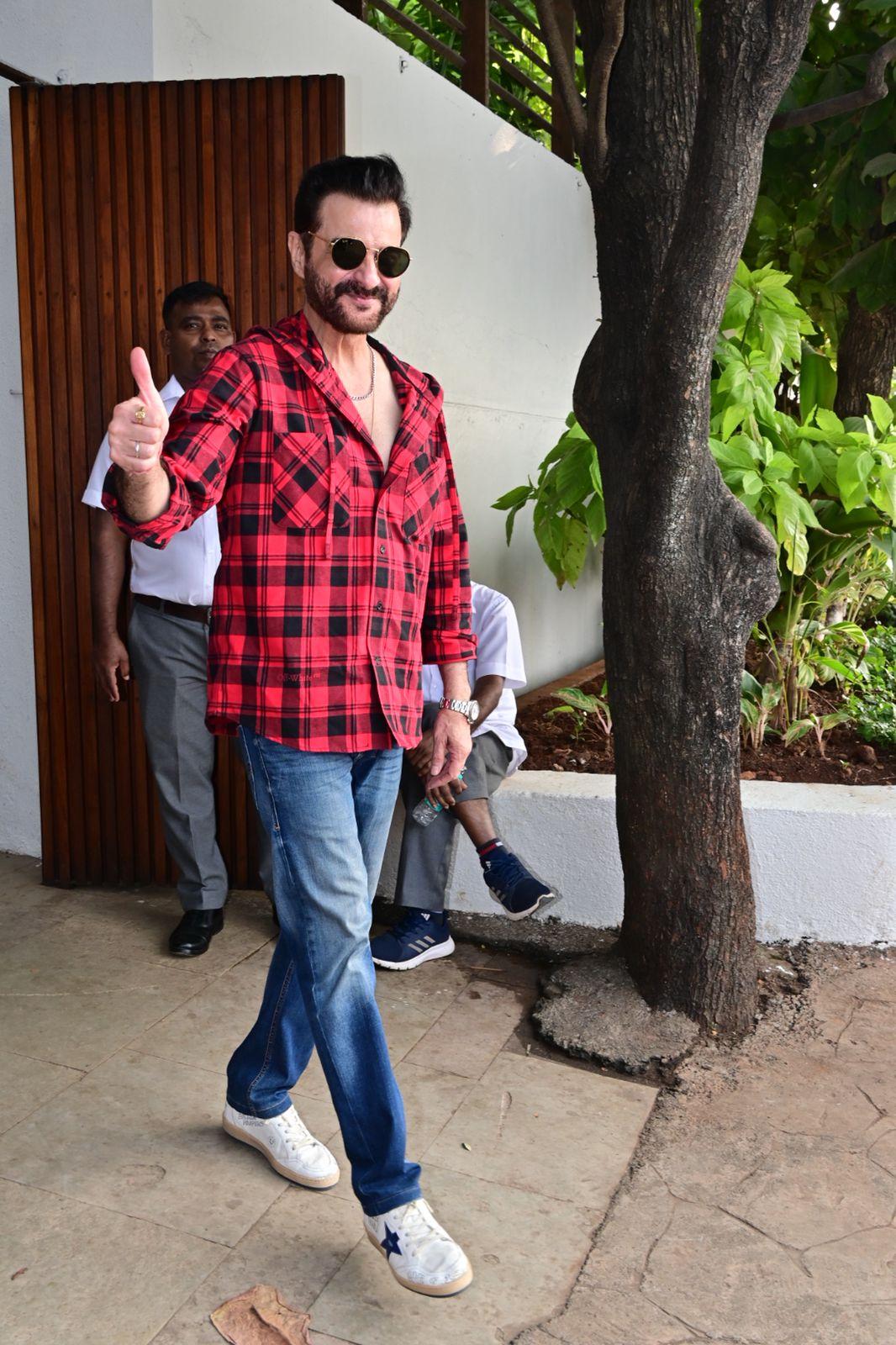 Sanjay Kapoor was also snapped at the party