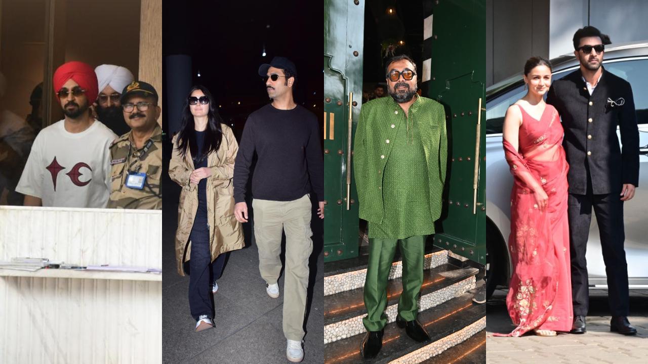 Spotted in the city: Diljit Dosanjh, Katrina Kaif, Vicky Kaushal, and others