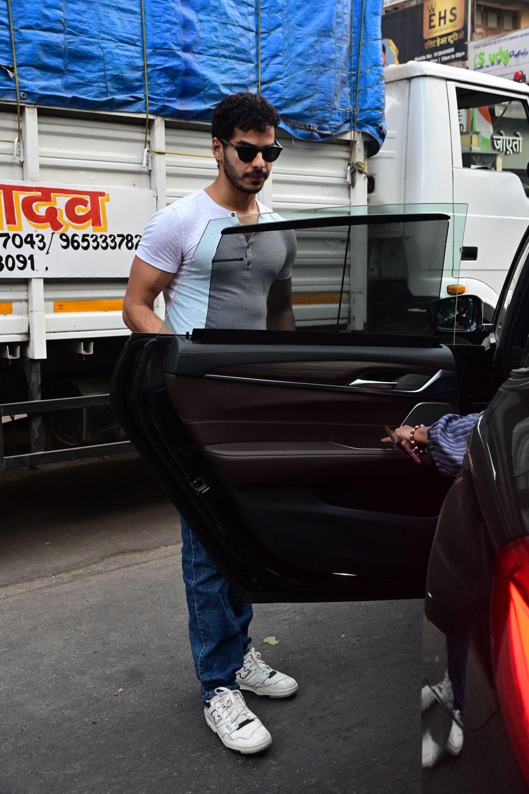 Ishaan Khatter was snapped as he went out and about in the city