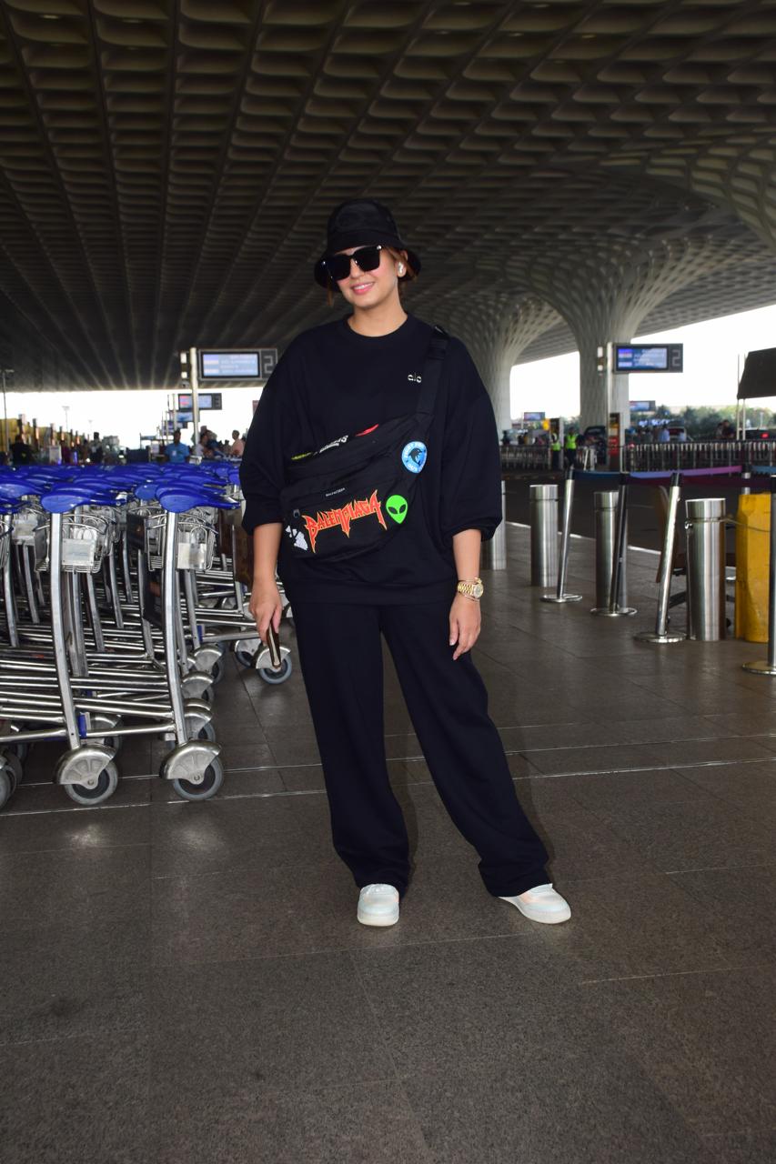 Huma Qureshi wore a comfy outfit to slay her airport look