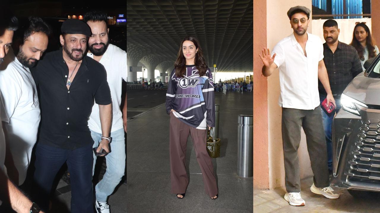 Spotted in the city: Salman Khan, Shraddha Kapoor, Ranbir Kapoor & others