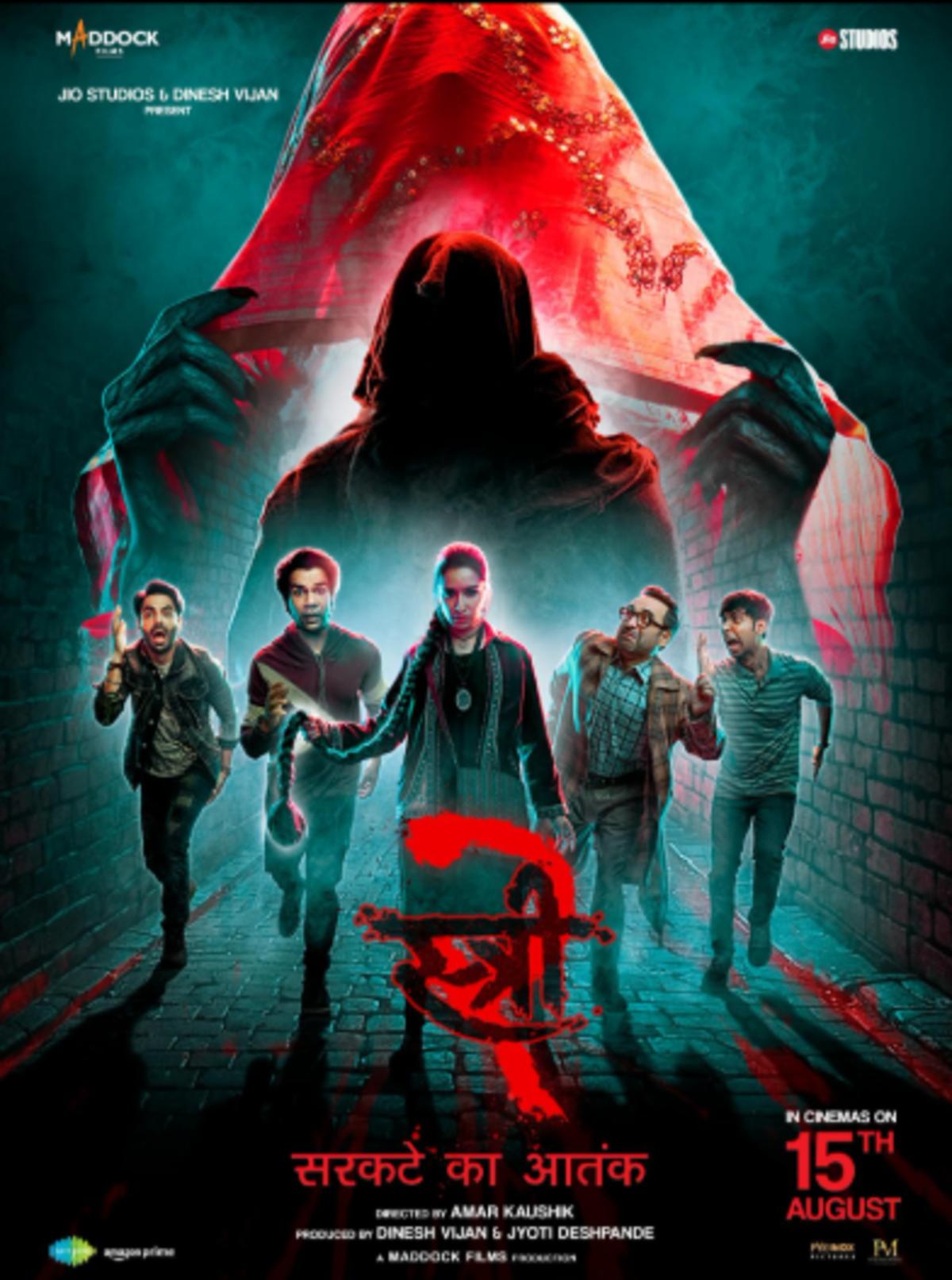 Stree 2: Sarkate Ka Aatank is the second installment of the 2018 film titled Stree. It is a part of Dinesh Vijan's supernatural horror comedy universe. The film is directed by Amar Kaushik and stars Shraddha Kapoor, Rajkummar Rao, Pankaj Tripathi, Aparshakti Khurana, and Abhishek Banerjee.  This time the film delves into the terror spread by Sarkata- the headless man who starts abducting women. 