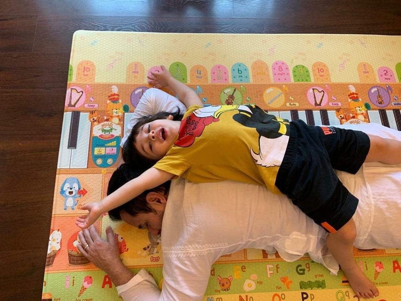 Kareena Kapoor often shares pictures and videos of her kids- Taimur and Jeh on social media. The pictures are often candids and capture the innocence of the little ones