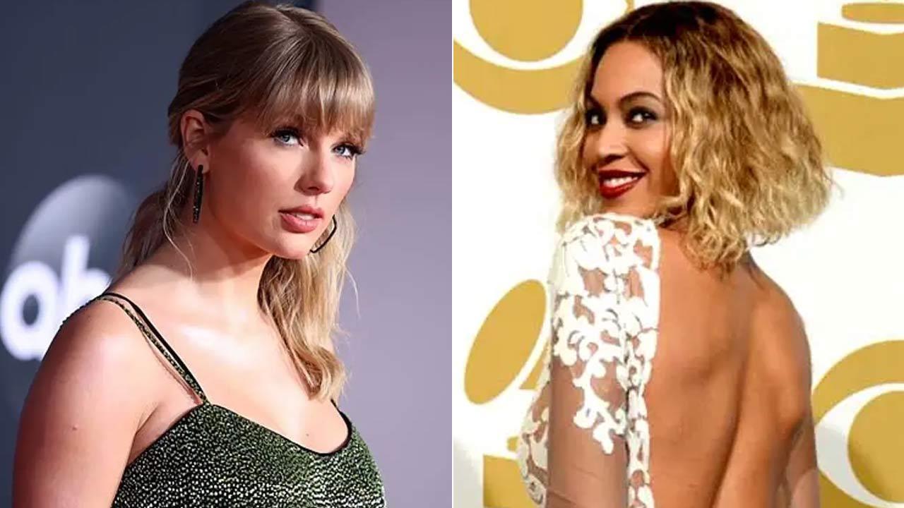 Taylor Swift reacts to Beyonce being named the greatest pop star of the century