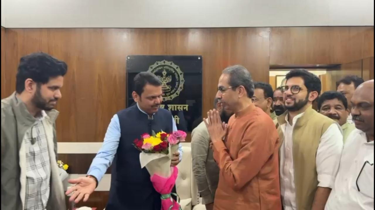 He will also take part in the Shiv Sena (UBT) legislature party meeting