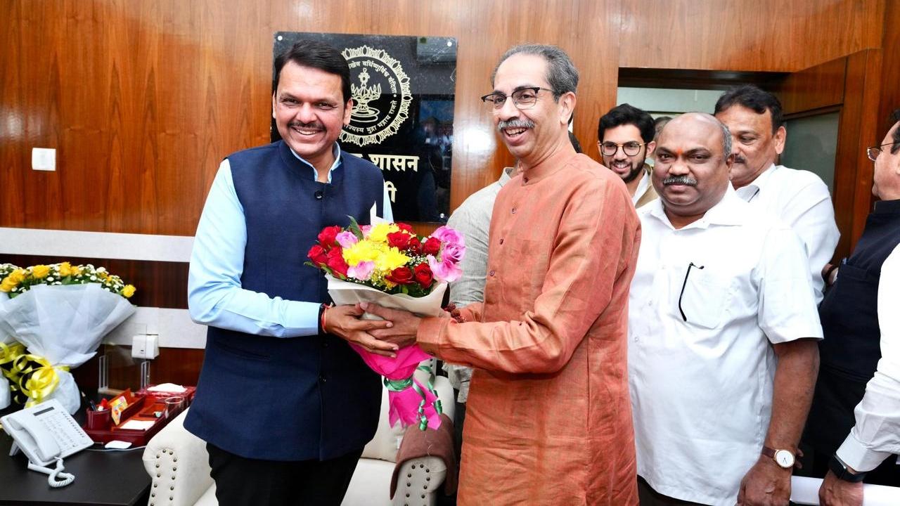 Former Maharashtra CM, Uddhav Thackeray, a member of the state legislative council, arrived in Nagpur on Tuesday