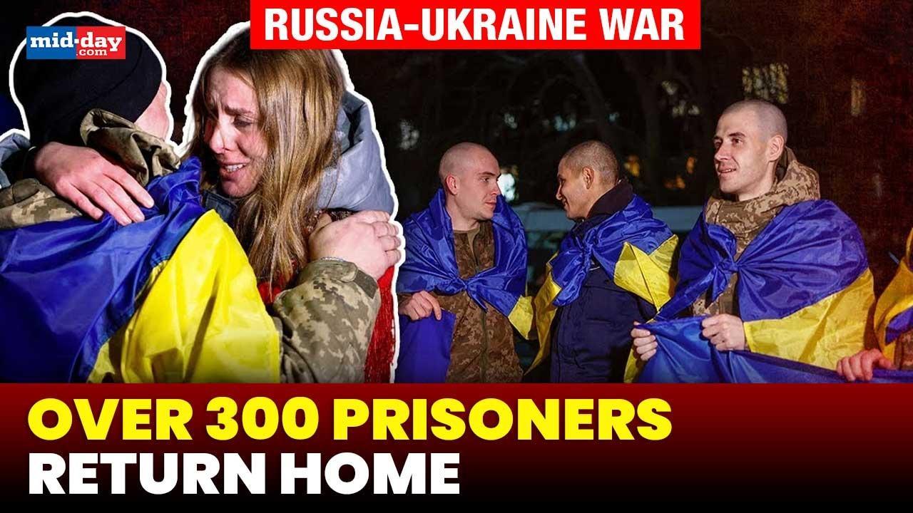 Russia-Ukraine war: Hundreds of prisoners return home in Russia-Ukraine swap