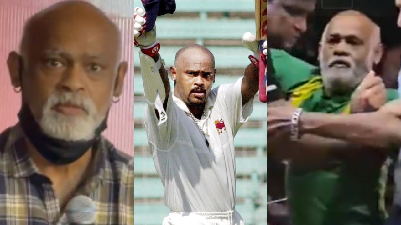 Vinod Kambli (Pic: AFP/Screengrab/X)