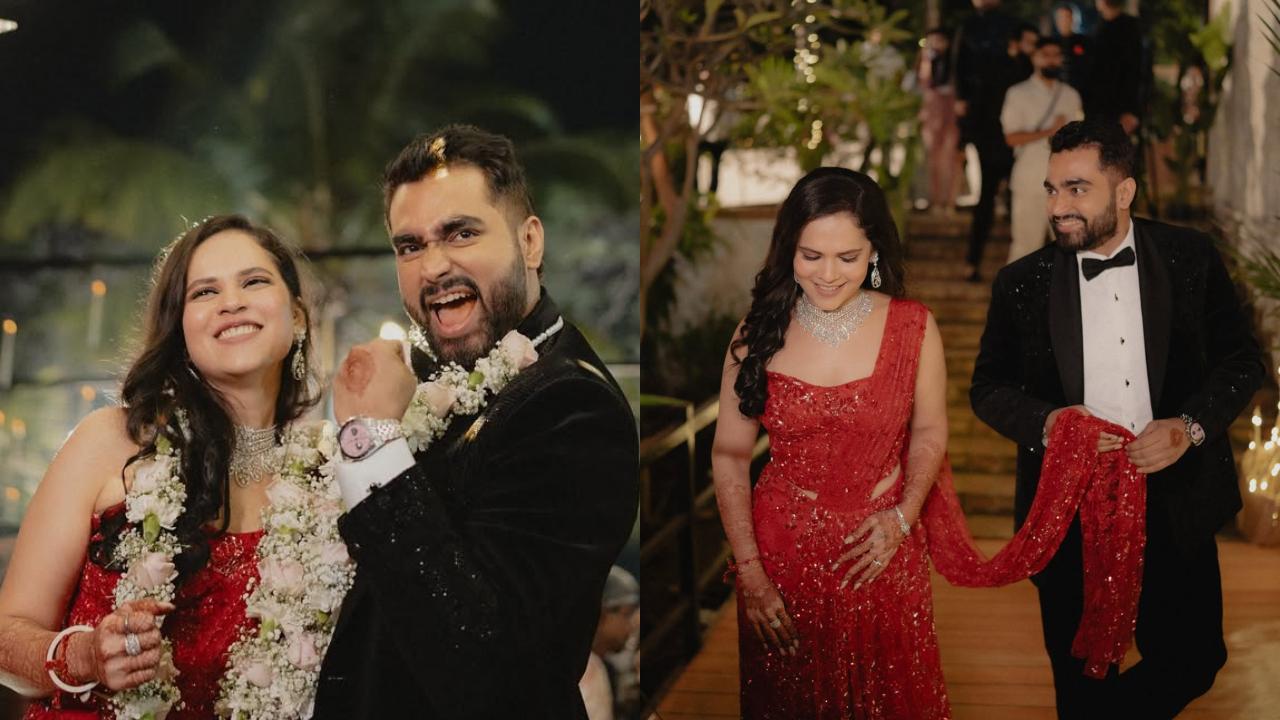 'Jawan' actor Viraj Ghelani marries his fiance Palakh Khimavat exactly a year after engagement