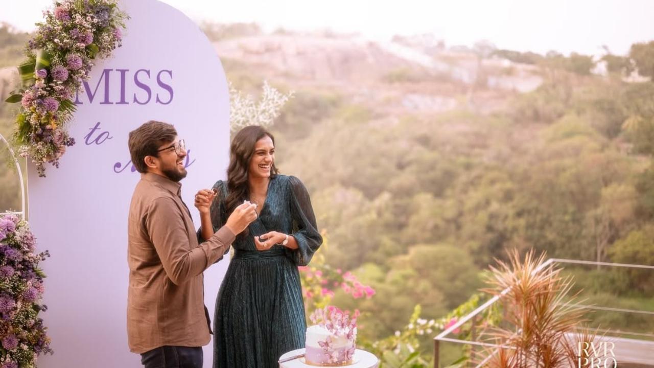 First picture of PV Sindhu and Venkata Datta Sai's marriage ceremony in Udaipur 