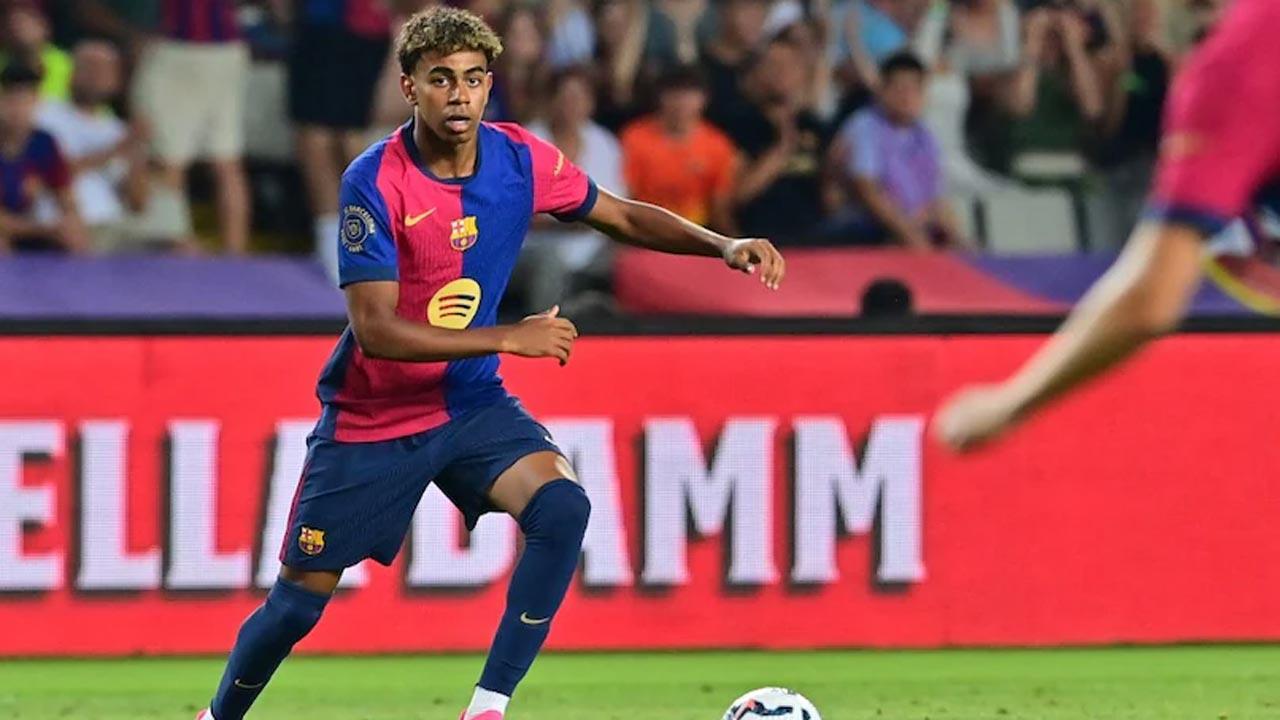 Barcelona forward Lamine Yamal out for up to a month because of ankle injury