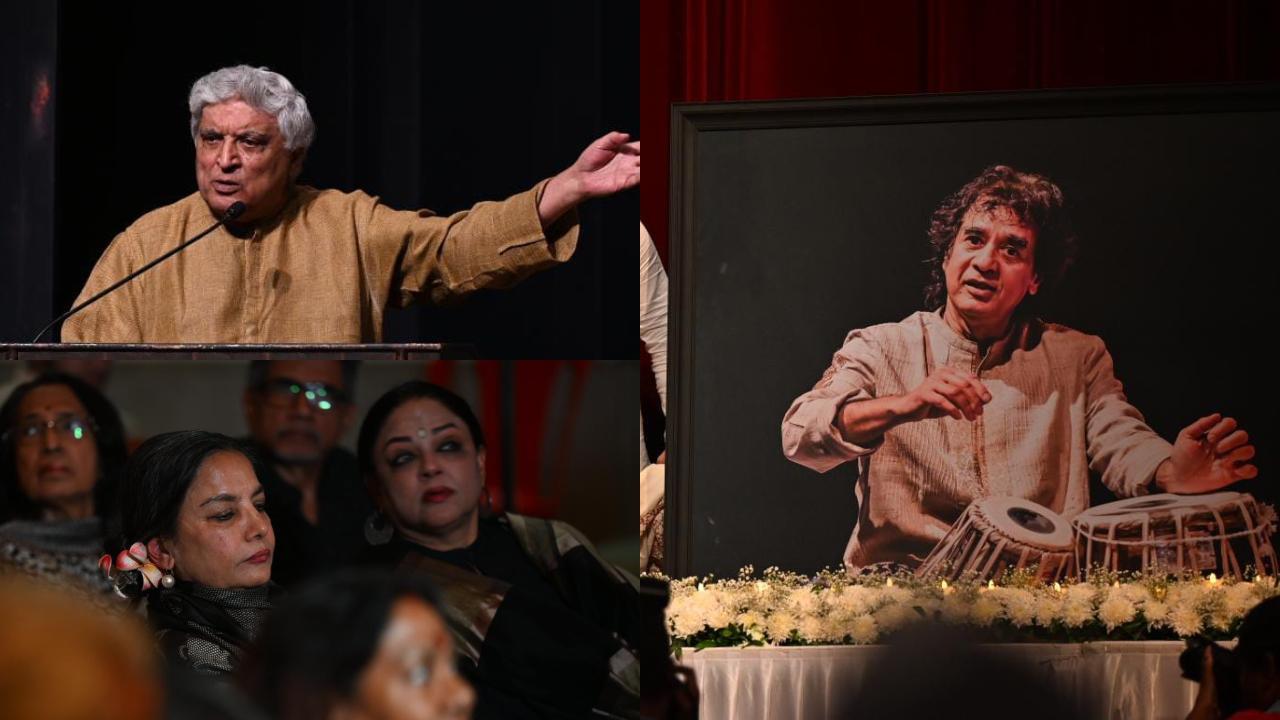 In Pics: Zakir Hussain's musical prayer meet in Mumbai