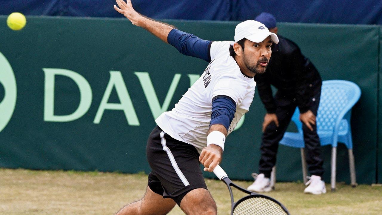 Pakistan’s Aisam-ul-Haq Qureshi. Pic/AFP