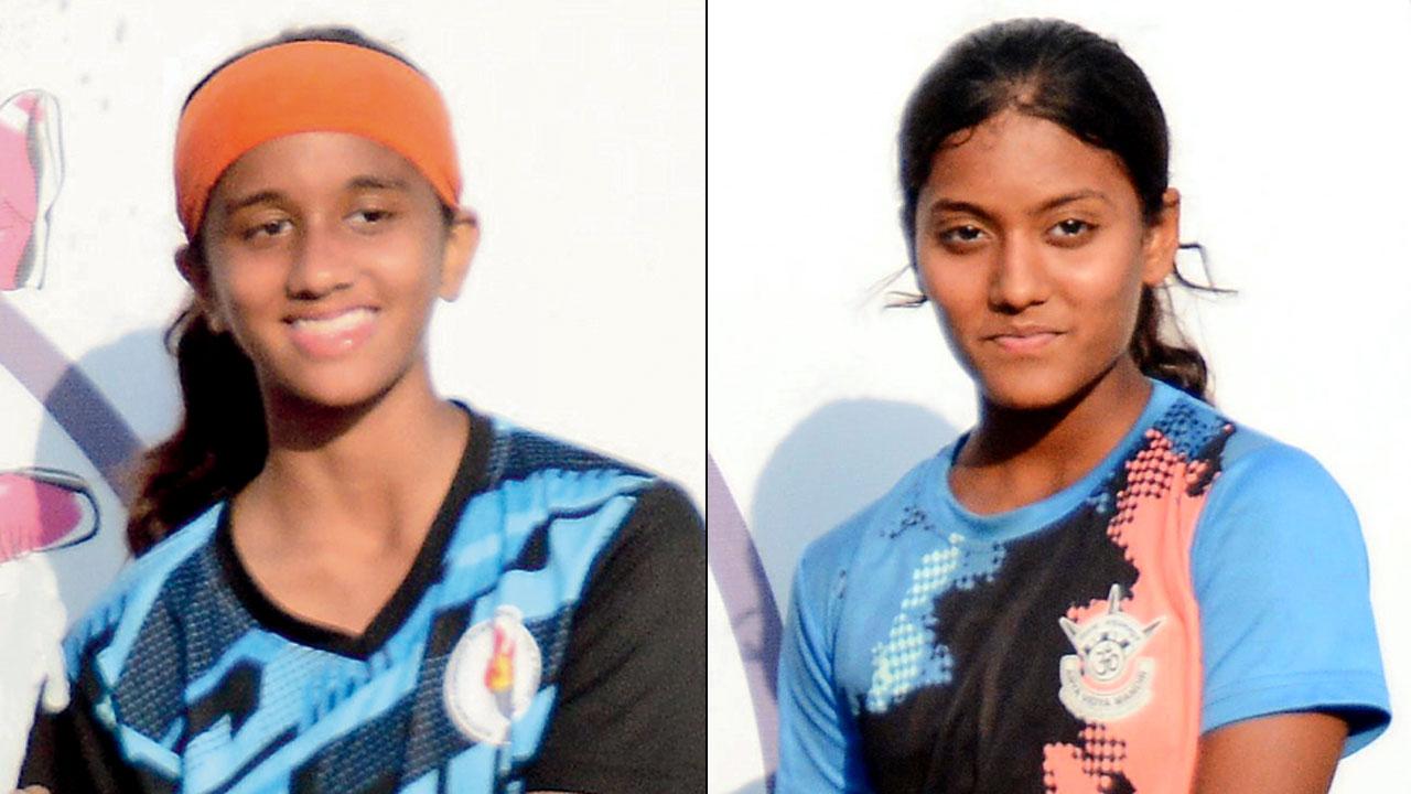 Best Defender: Alisha Mehta, Rustomjee Cambridge (Dahisar) (right) Best Forward: Saiyatee Varadkar, Arya Vidya Mandir (Bandra)