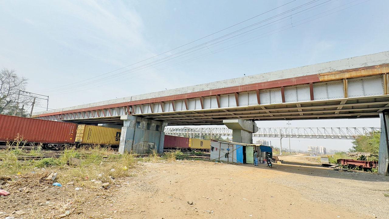 The 50-year-old Ambadi bridge in Vasai on Tuesday