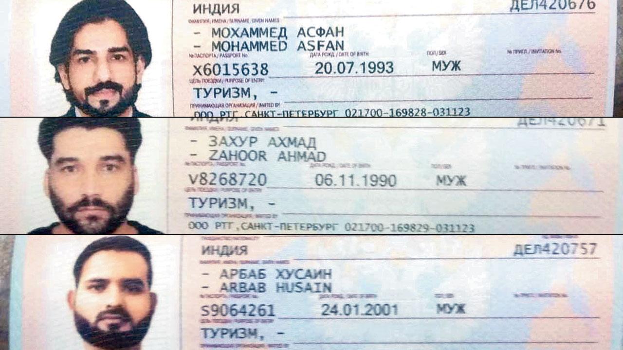The visas of Hyderabad resident Mohammed Asfan and his friends Zahoor Ahmed and Arbab Husain