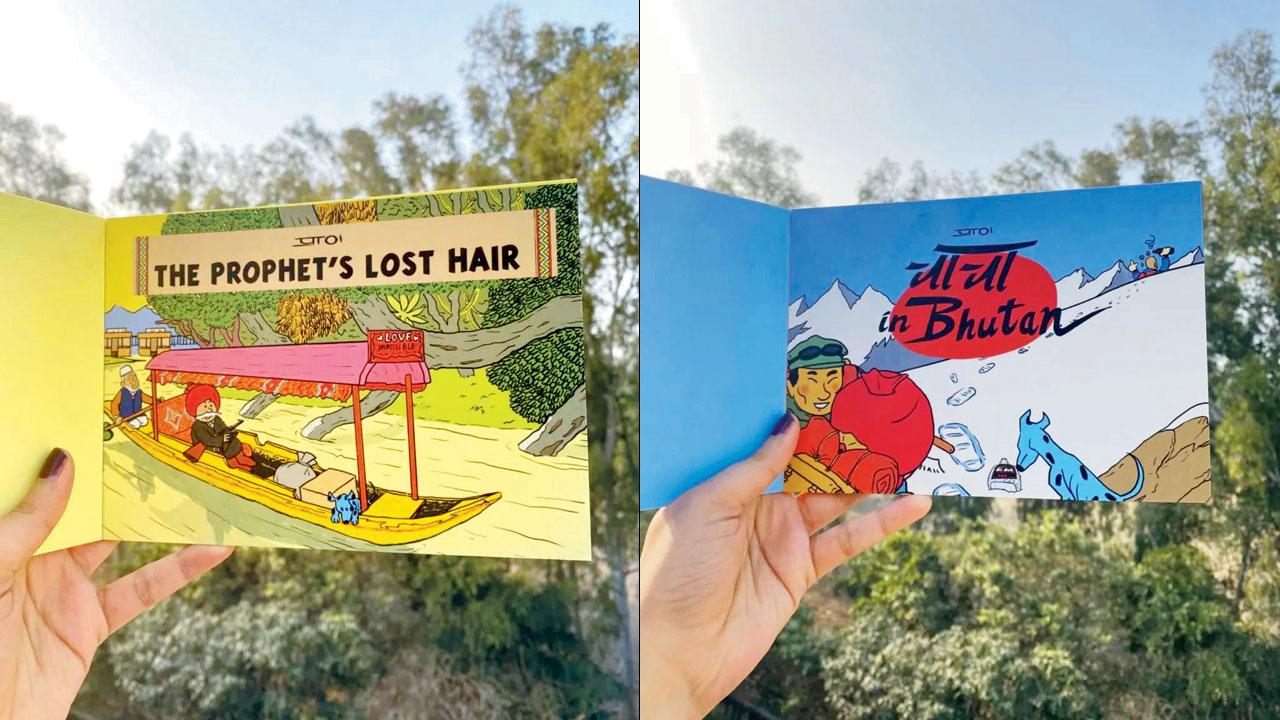 Illustrated postcards from the series. Pics courtesy/Instagram