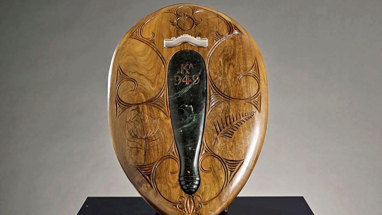 The Tangiwai Shield. Pic/New Zealand Cricket